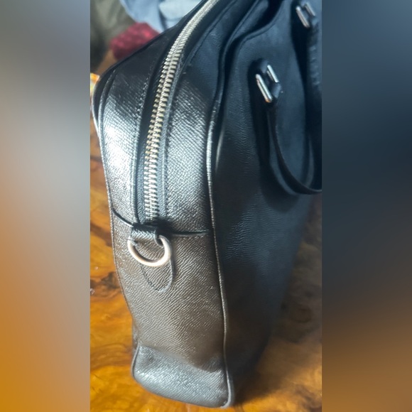 COACH Black Leather Business Bag - Picture 8 of 16